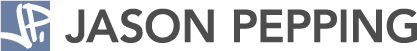 Here's a short alt tag for the image: Jason Pepping logo